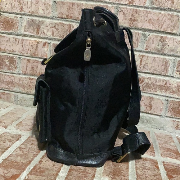 Women's MCM black backpack - Picture 6 of 12